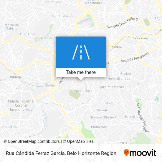 Rua Cândida Ferraz Garcia map