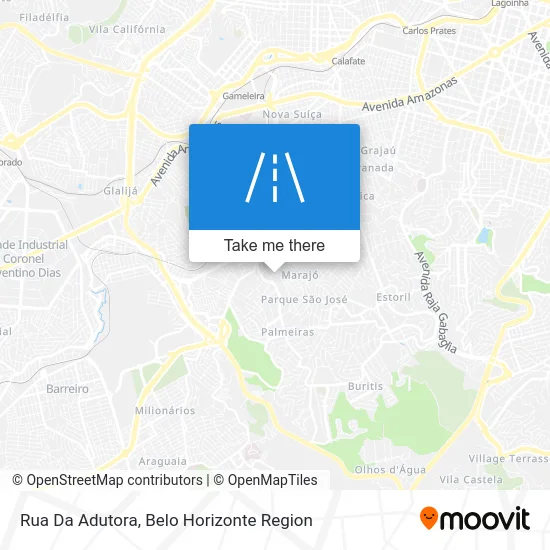 Rua Da Adutora map