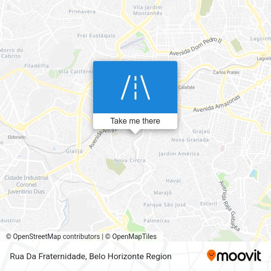 Rua Da Fraternidade map