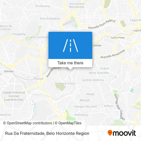 Rua Da Fraternidade map