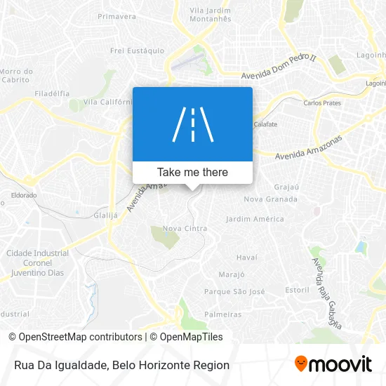 Rua Da Igualdade map