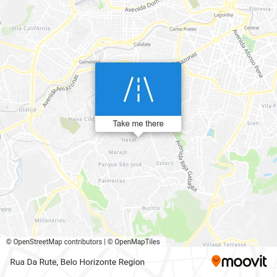 Rua Da Rute map