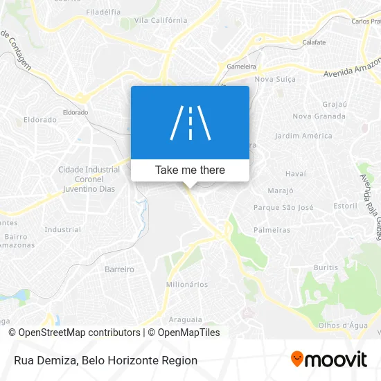 Rua Demiza map