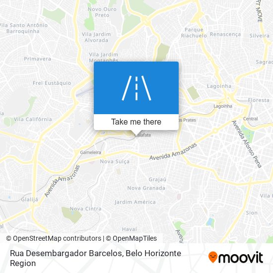 Mapa Rua Desembargador Barcelos