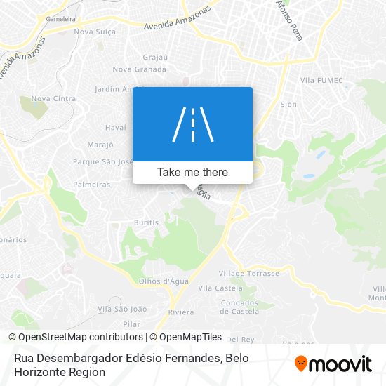 Rua Desembargador Edésio Fernandes map