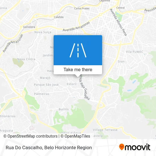 Rua Do Cascalho map