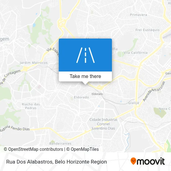 Rua Dos Alabastros map