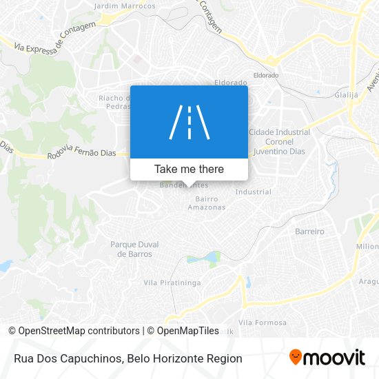 Rua Dos Capuchinos map