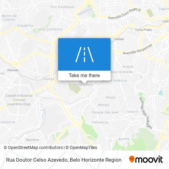 Rua Doutor Celso Azevedo map