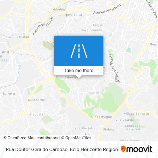 Rua Doutor Geraldo Cardoso map