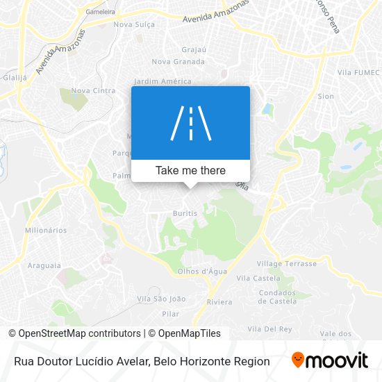 Rua Doutor Lucídio Avelar map