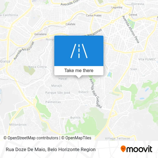 Rua Doze De Maio map