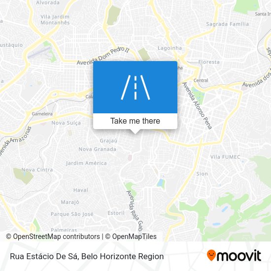 Rua Estácio De Sá map