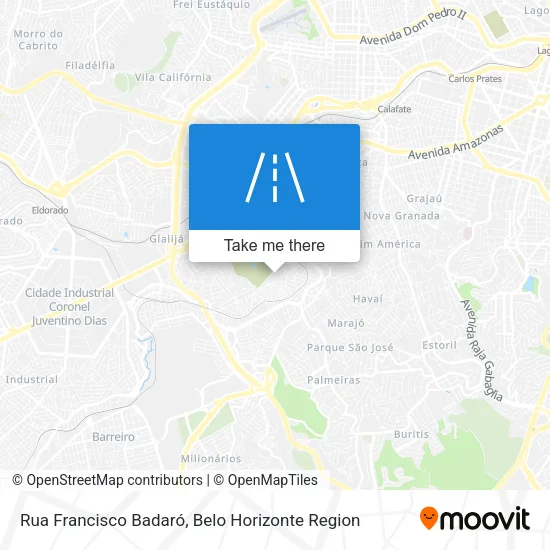 Rua Francisco Badaró map