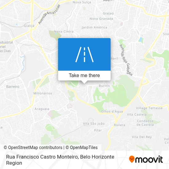 Rua Francisco Castro Monteiro map