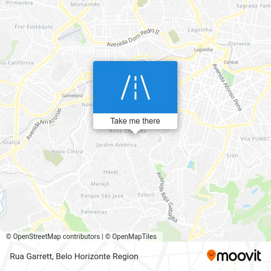 Rua Garrett map