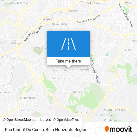 Rua Itiberê Da Cunha map