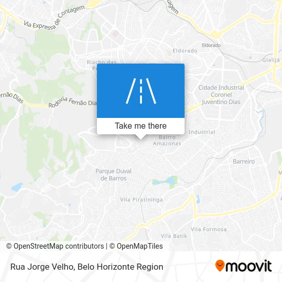 Rua Jorge Velho map