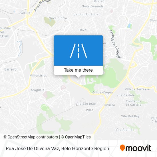 Rua José De Oliveira Vaz map