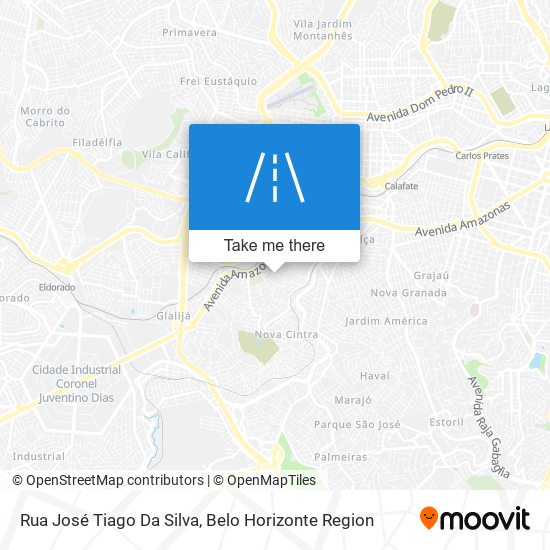 Mapa Rua José Tiago Da Silva