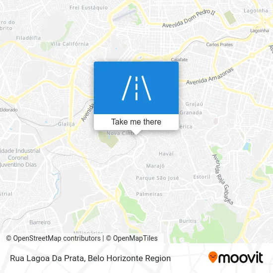 Rua Lagoa Da Prata map