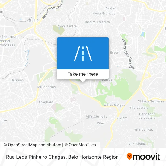 Rua Leda Pinheiro Chagas map