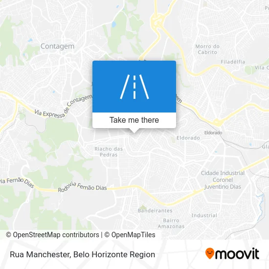 Rua Manchester map