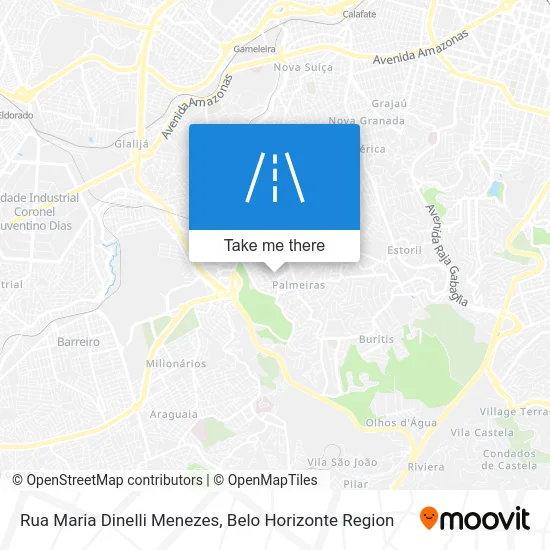 Rua Maria Dinelli Menezes map