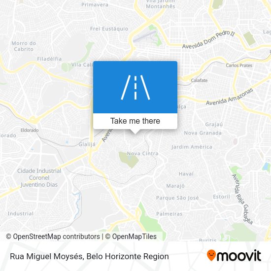 Rua Miguel Moysés map