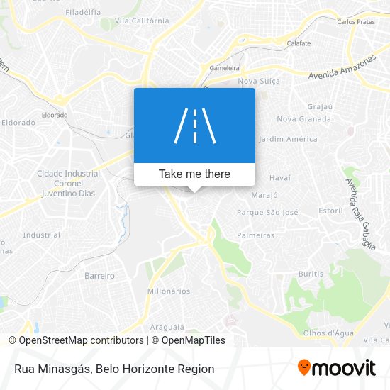 Rua Minasgás map