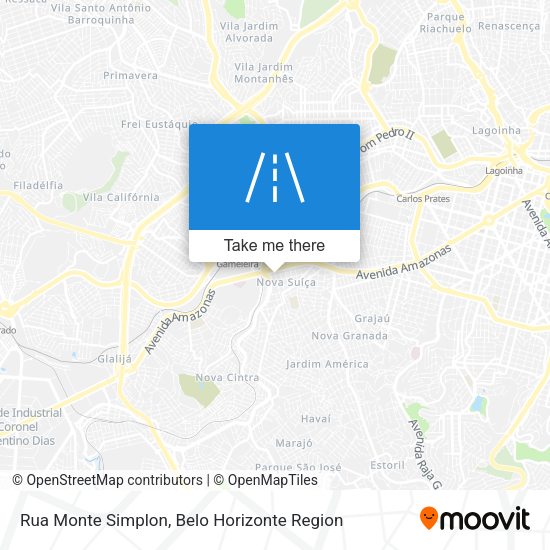 Rua Monte Simplon map
