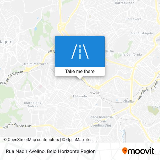Rua Nadir Avelino map