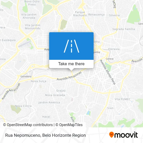 Rua Nepomuceno map