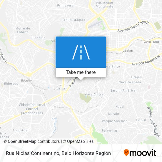 Rua Nicias Continentino map