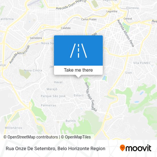 Rua Onze De Setembro map
