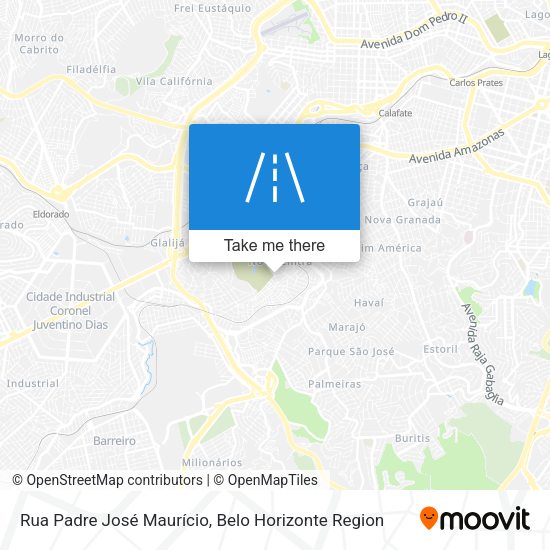 Rua Padre José Maurício map