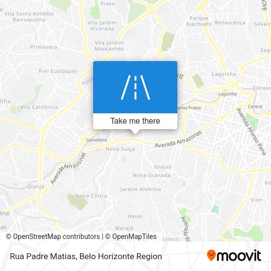 Rua Padre Matias map