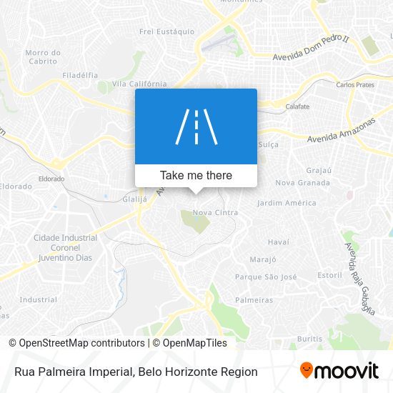 Rua Palmeira Imperial map
