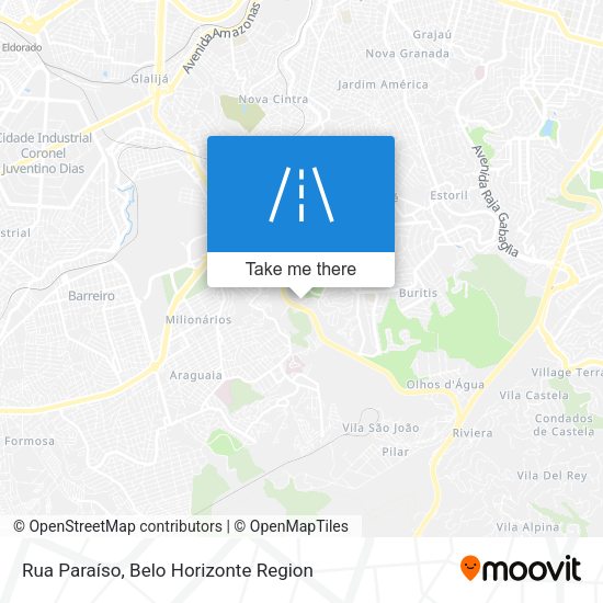 Rua Paraíso map