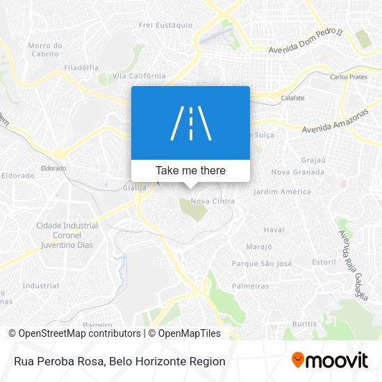 Rua Peroba Rosa map
