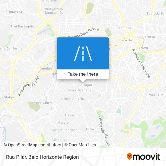 Rua Pilar map