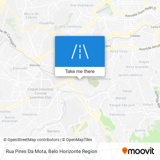 Mapa Rua Pires Da Mota