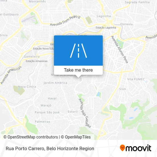 Rua Porto Carrero map