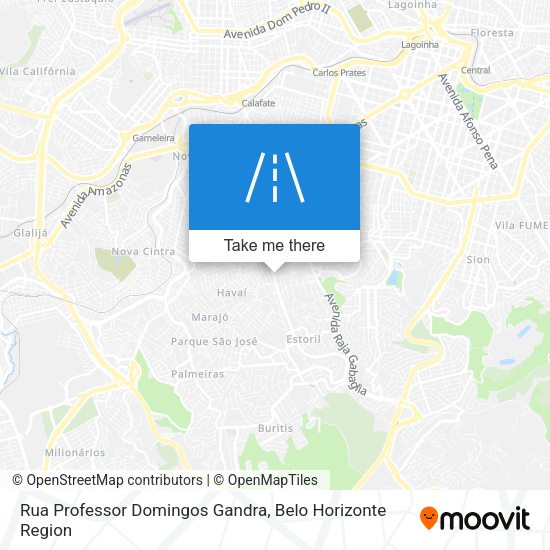 Rua Professor Domingos Gandra map