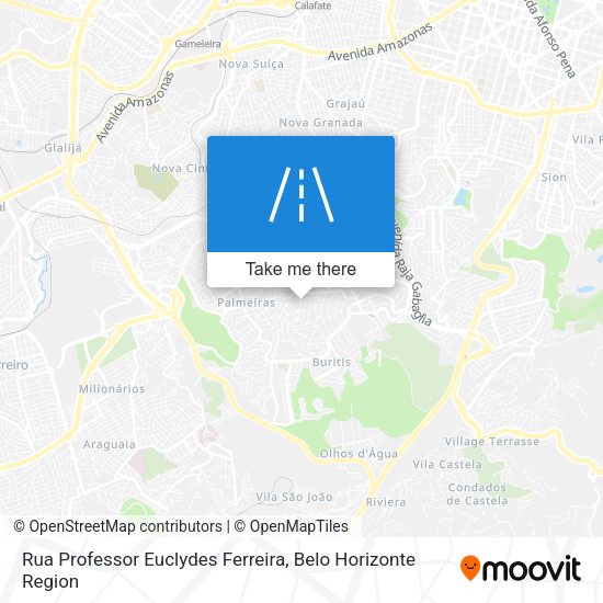Rua Professor Euclydes Ferreira map