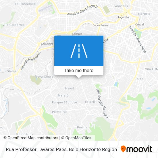Rua Professor Tavares Paes map