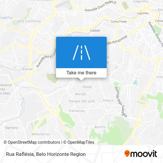 Rua Raflésia map