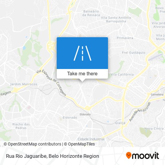 Rua Rio Jaguaribe map