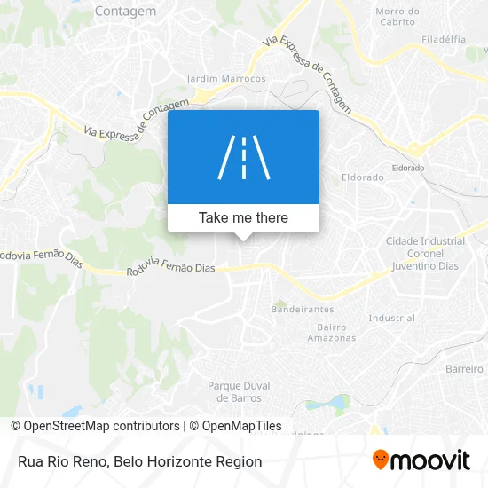 Rua Rio Reno map
