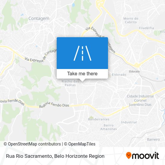 Rua Rio Sacramento map